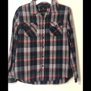 Flannel button down shirt
